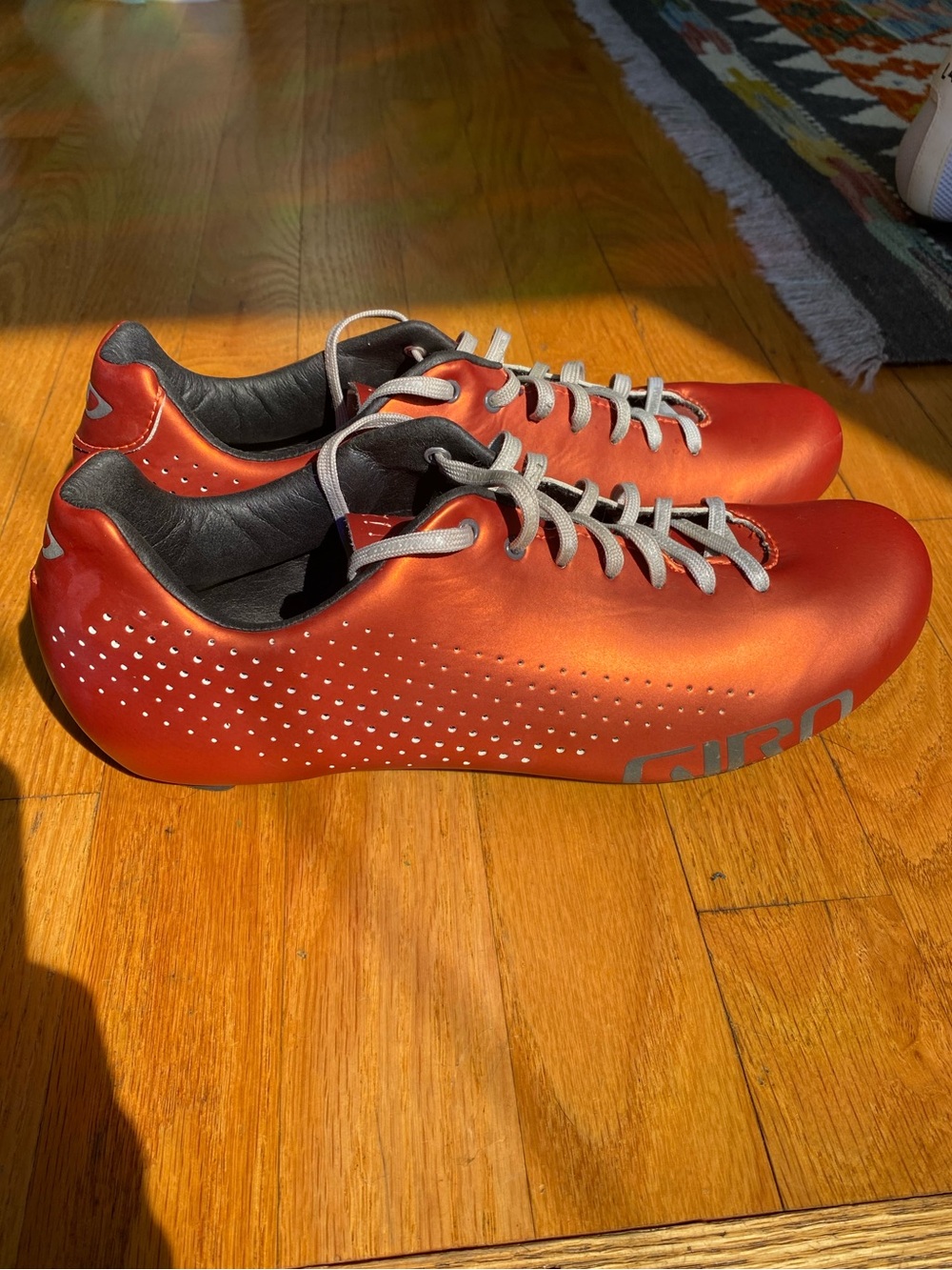 Red/Orange Giro Empire ACC Road Cycling Shoes size EU 42.5